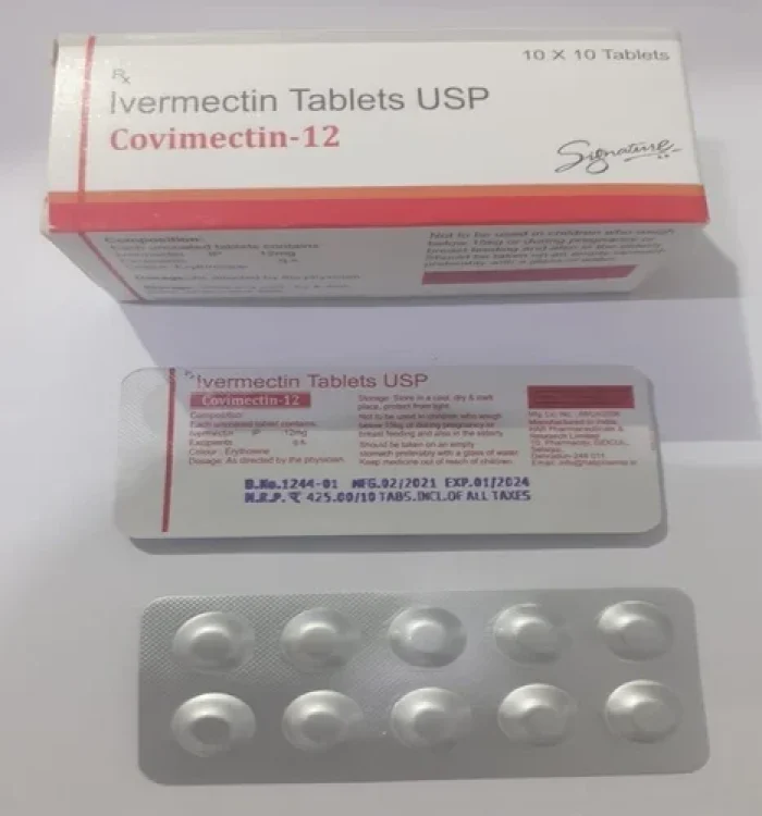 12 Mg Ivermectin Tablets USP