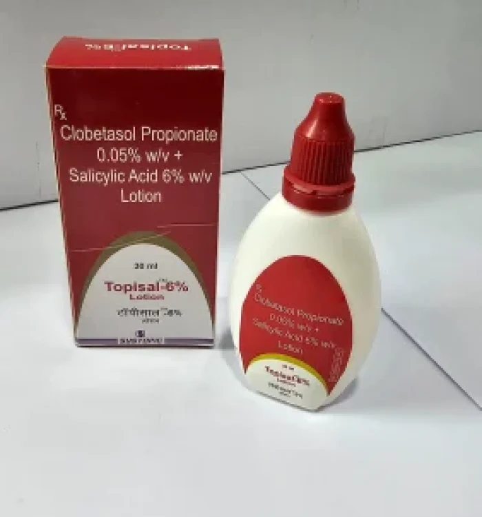 Clobetasol Propionate 0.05 % w/v Plus Salicylic Acid 6 % w/v Lotion